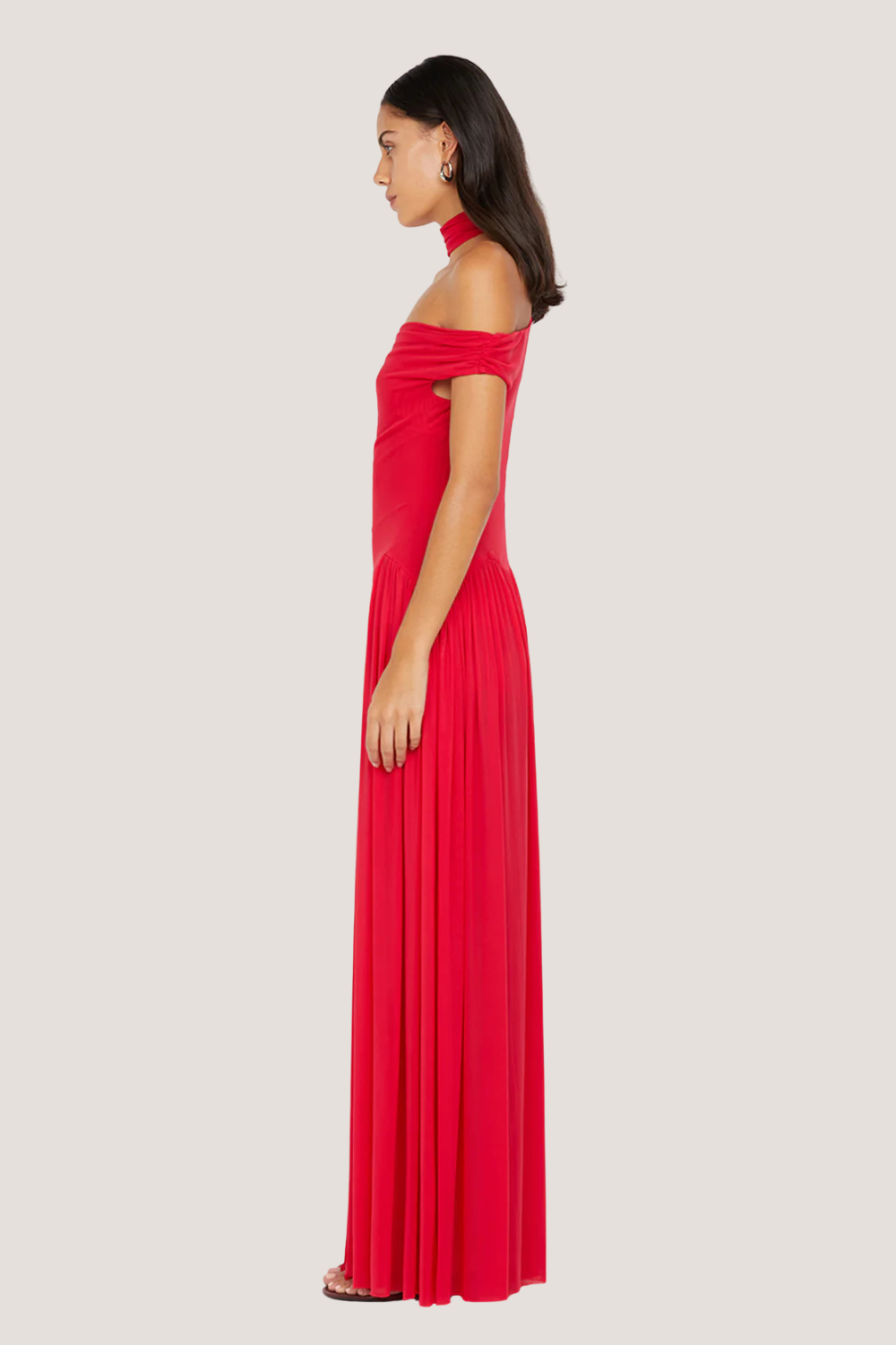 Deija Offshoulder Maxi Dress | Strawberry