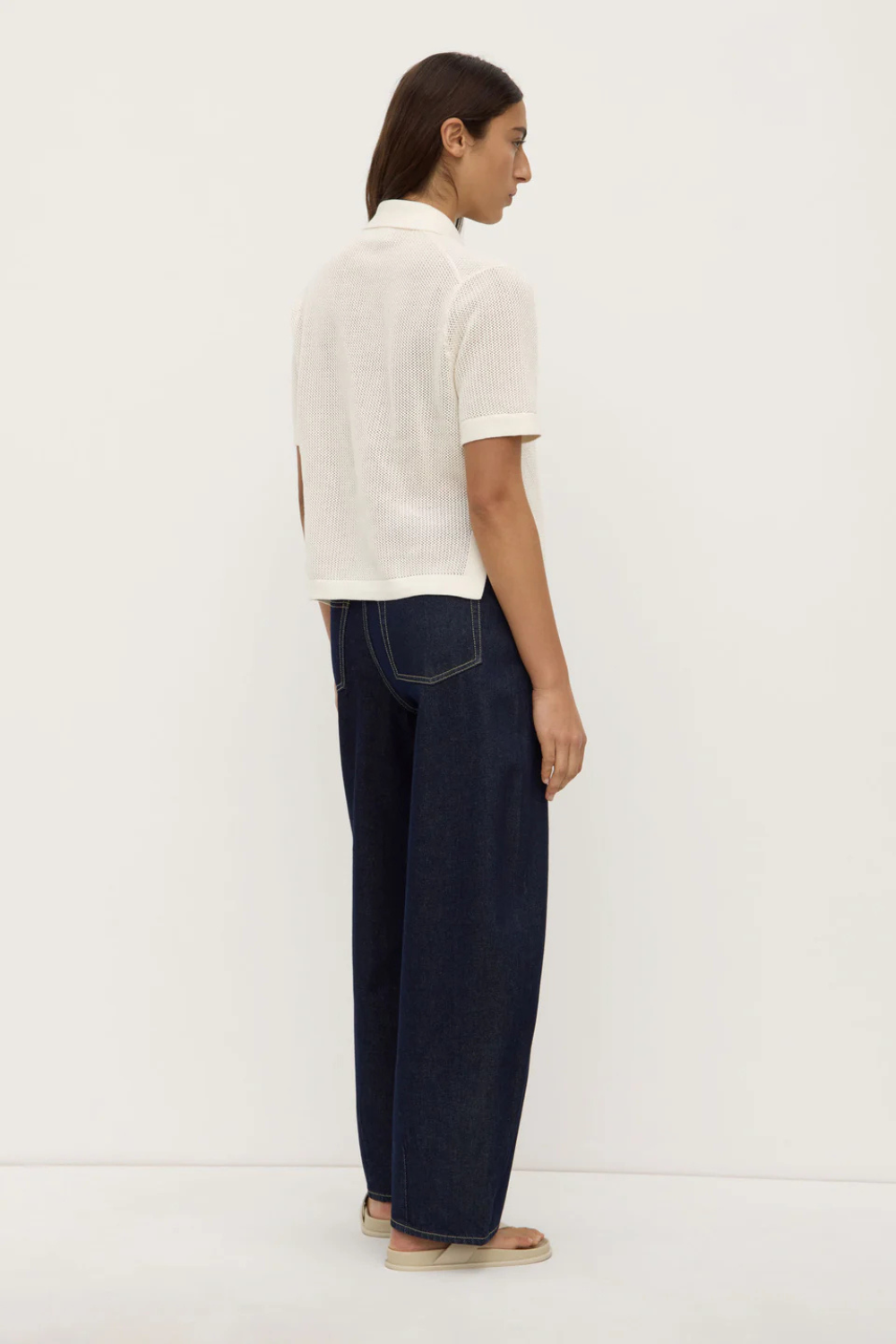 Kismet Knit Short Sleeve Shirt | White