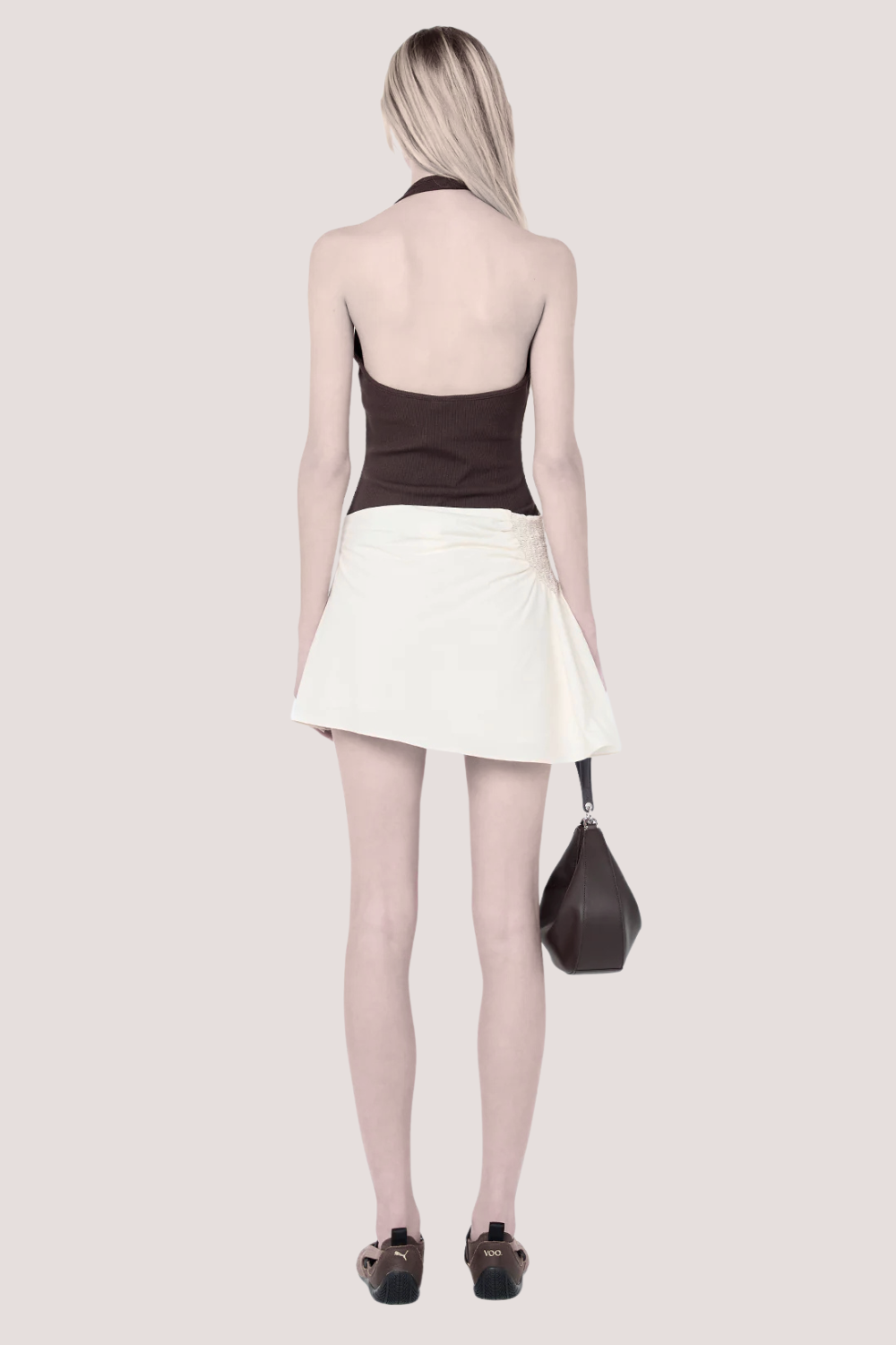 Ayla Halter Top | Dark Chocolate