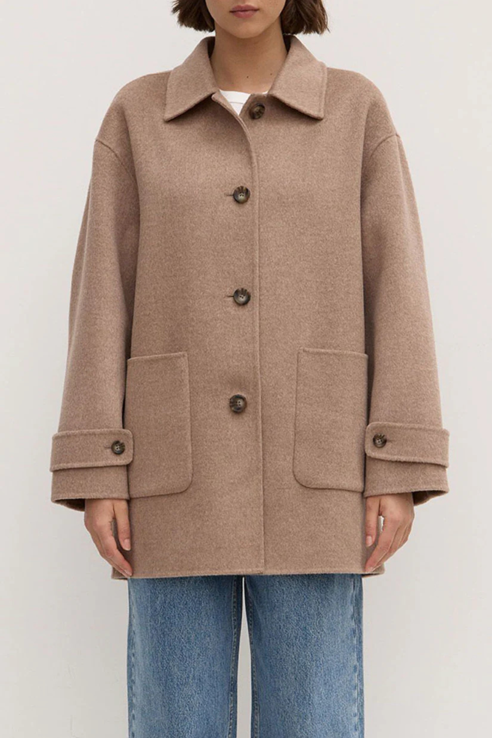 Pierra Wool Coat | Sable Marle