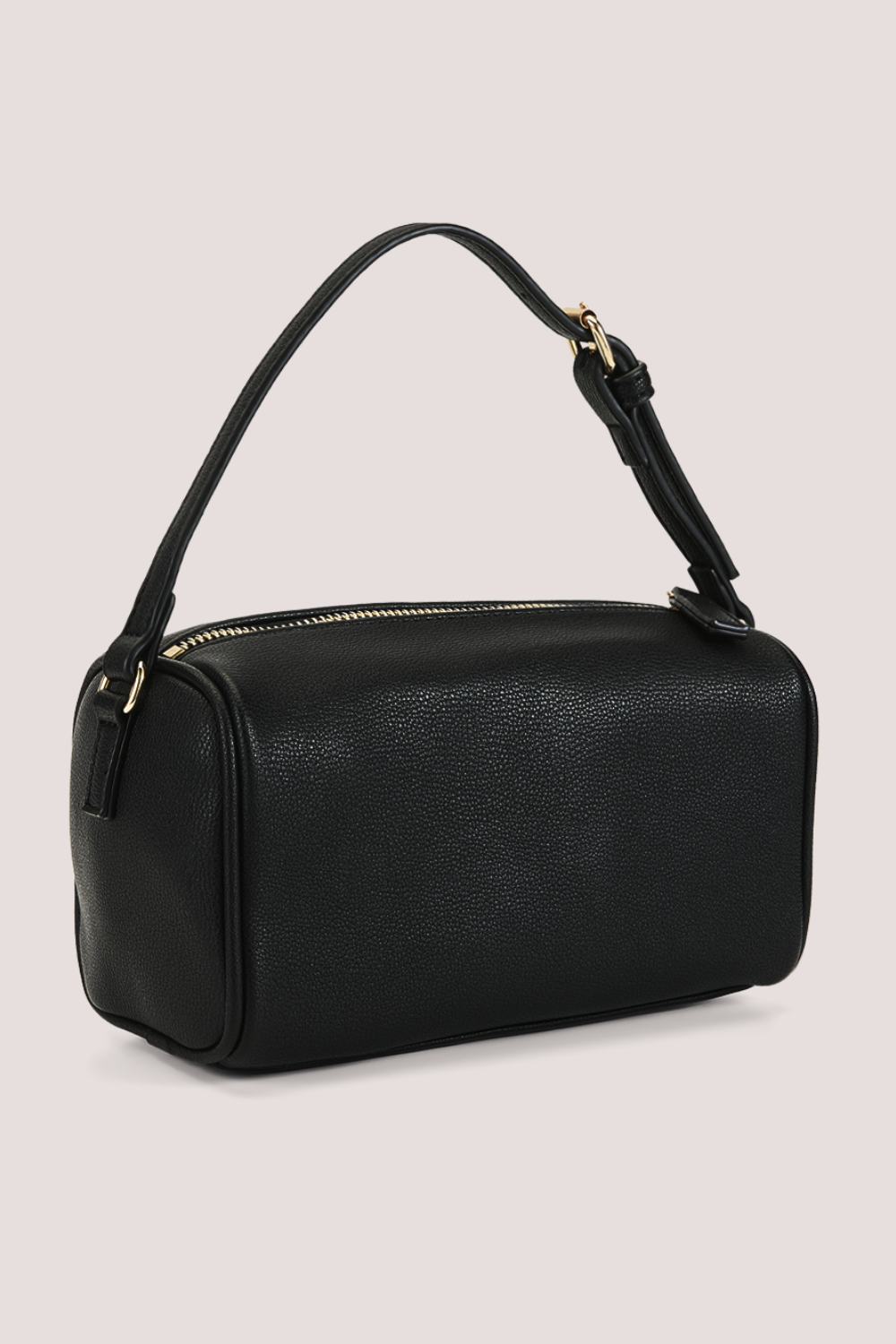Donna Handle Bag | Black Pebble