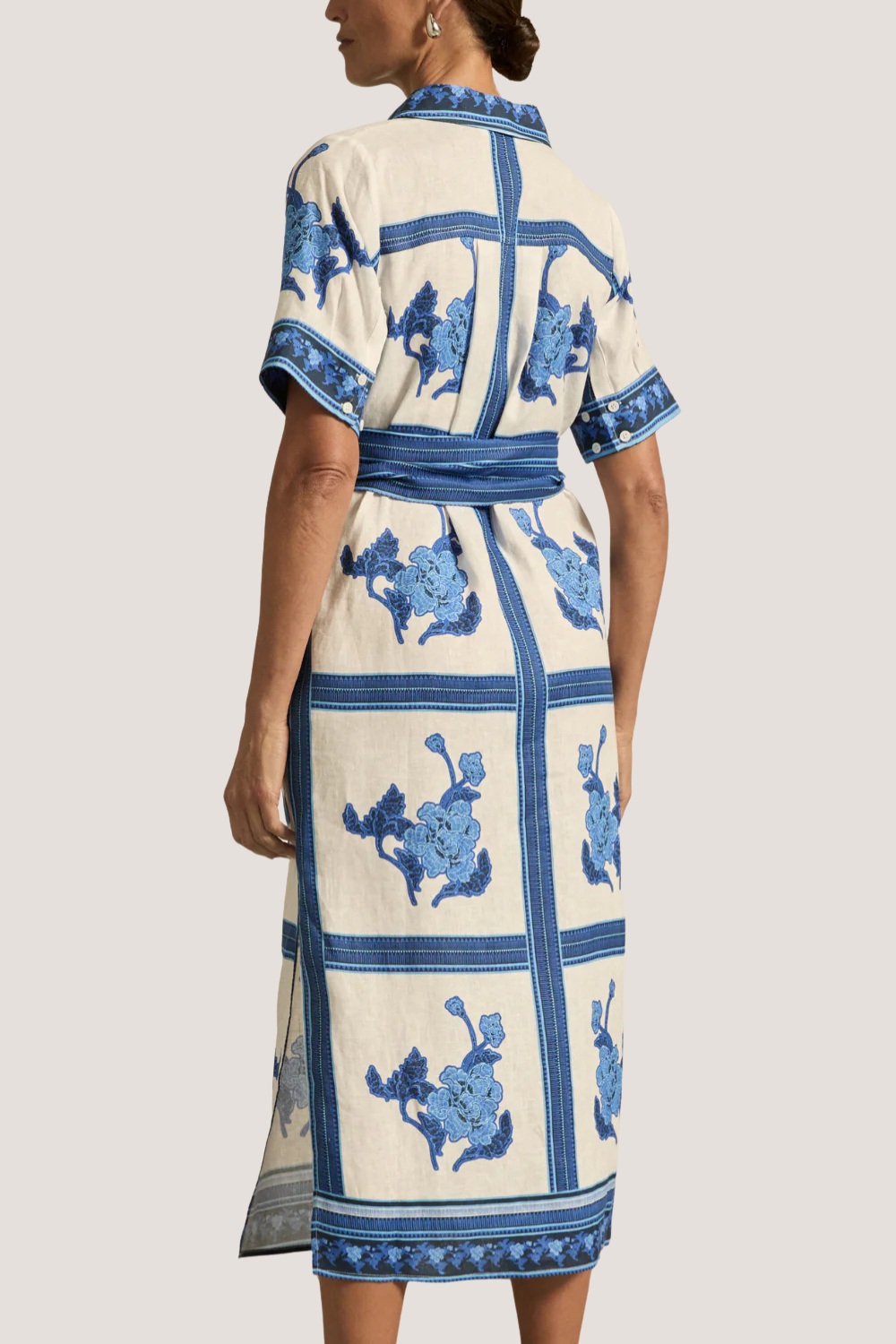 Roam Dress | Azure Collage - PRE ORDER