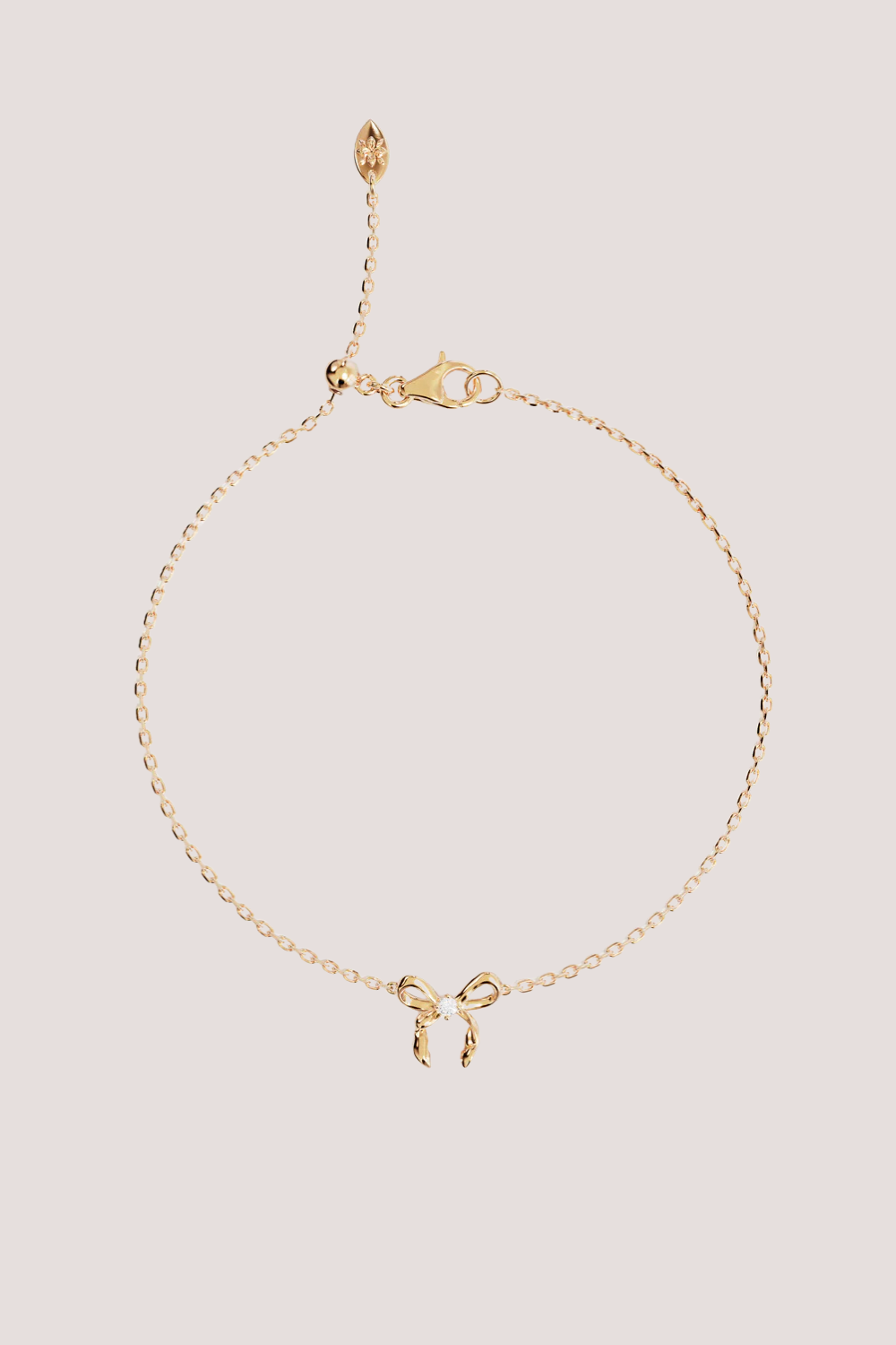 18k Gold Vermeil Forever More Bow Bracelet