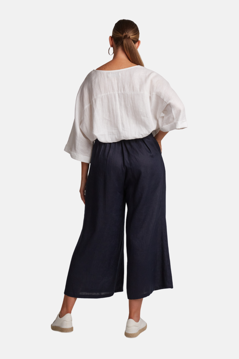 Studio Crop Pant | Navy