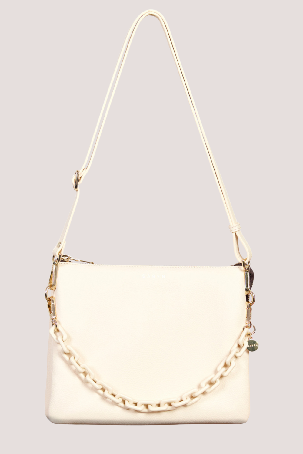 Matilda Crossbody | Vanilla +Tonal Chain