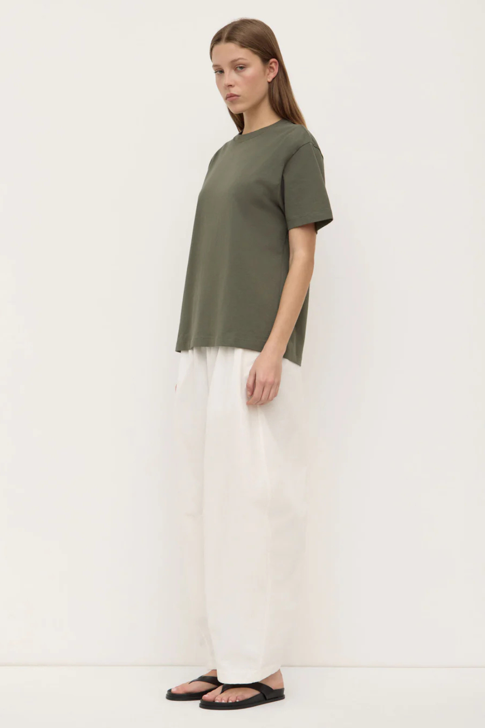 Organic Base Tee | Moss