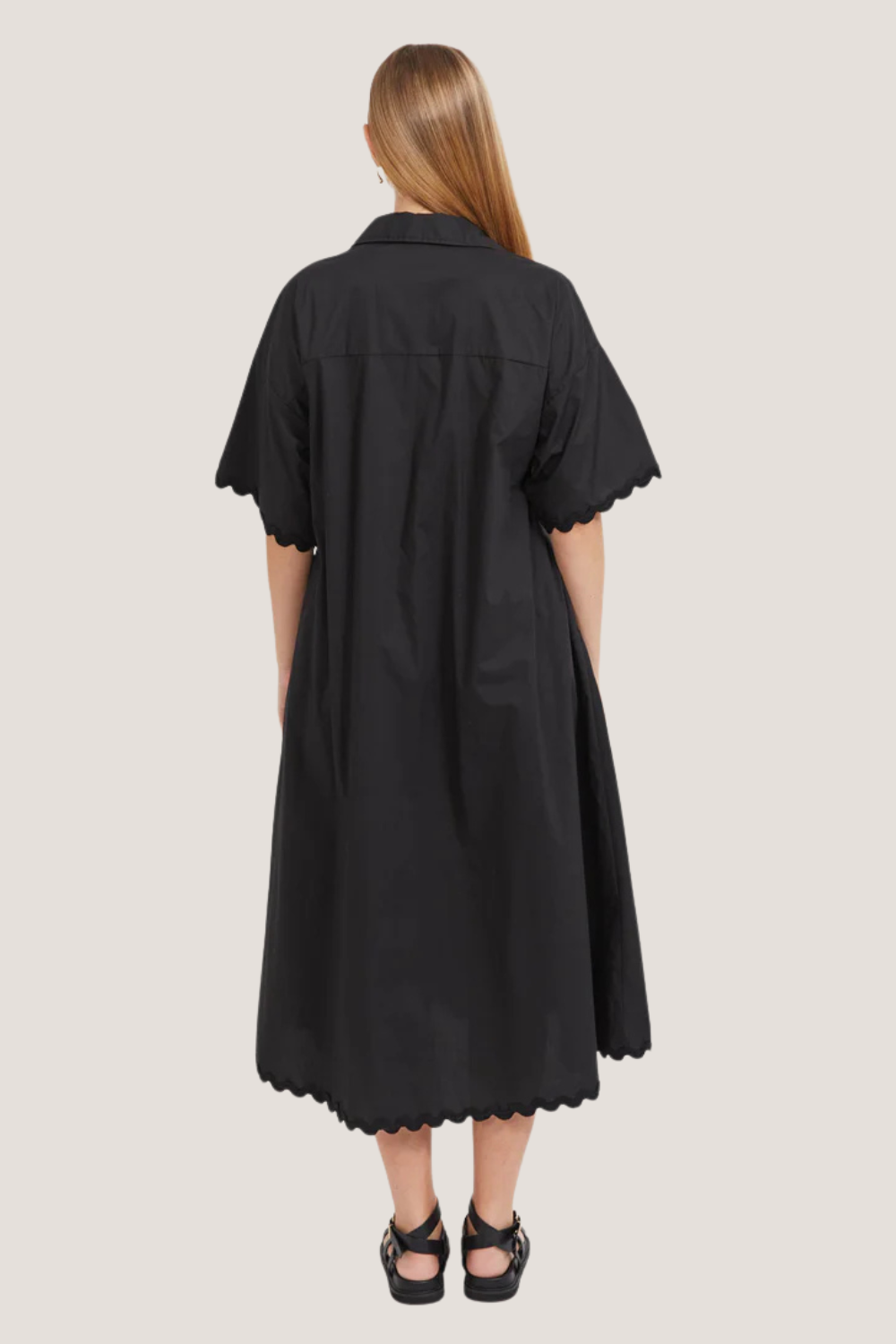 Brasillia Shirt Dress | Black