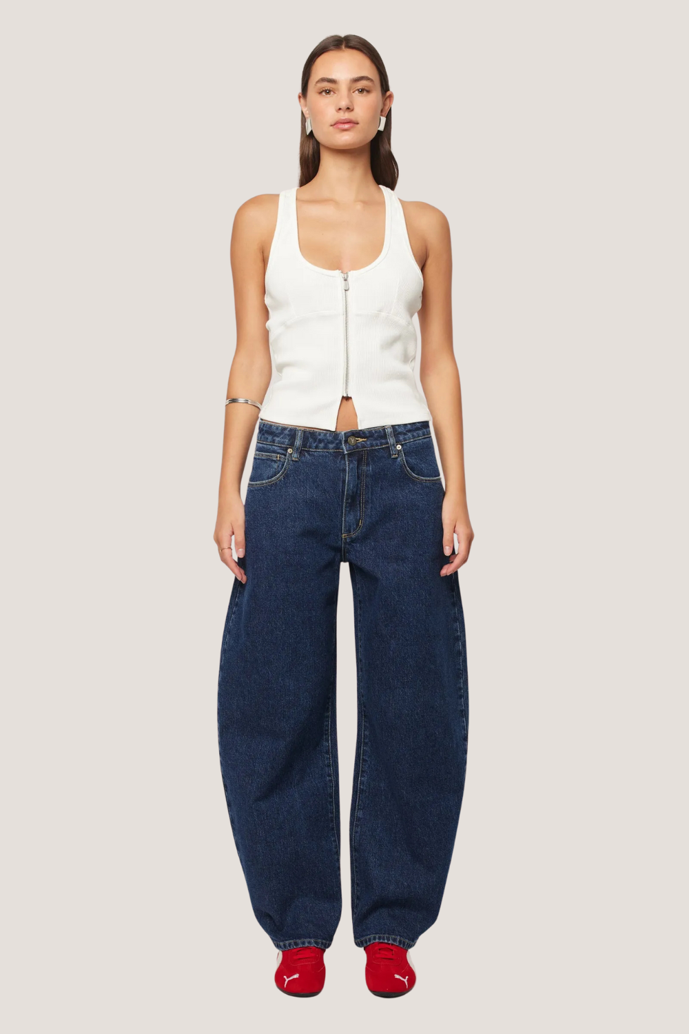 95 Mid Barrel Jean | Tara