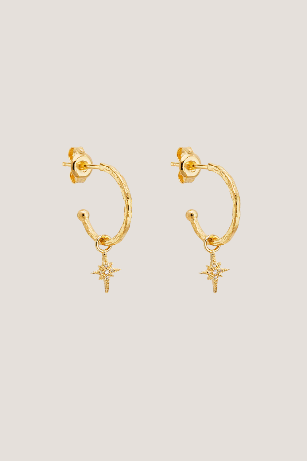 18k Gold Vermeil Starlight Hoops