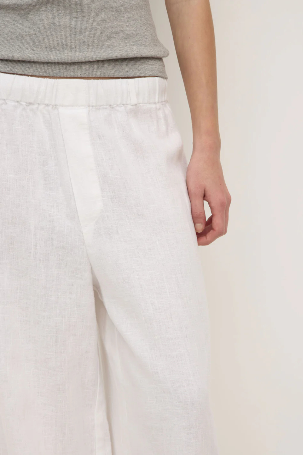 Everyday Linen Pant | White