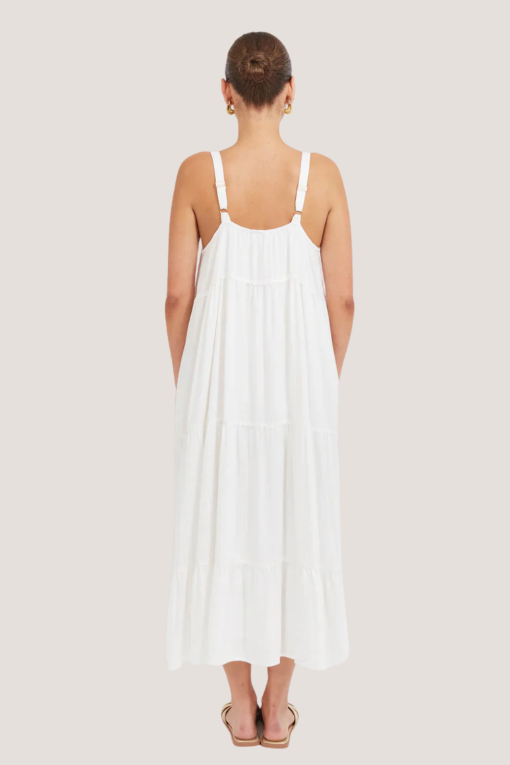 Haiti Tank Maxi Dress | White