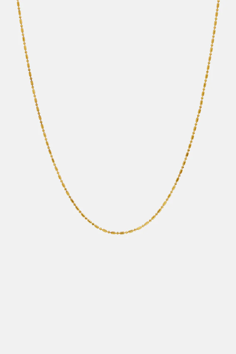Dash Dot Chain Necklace | Gold