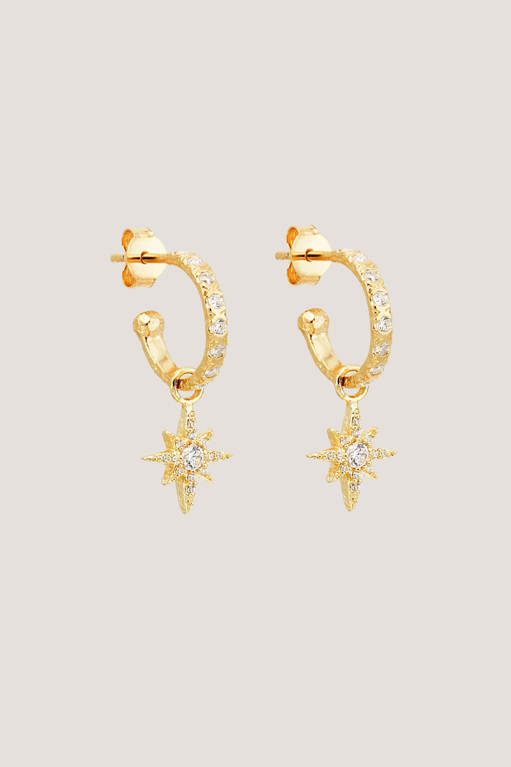 18k Gold Vermeil Dancing In Starlight Hoops