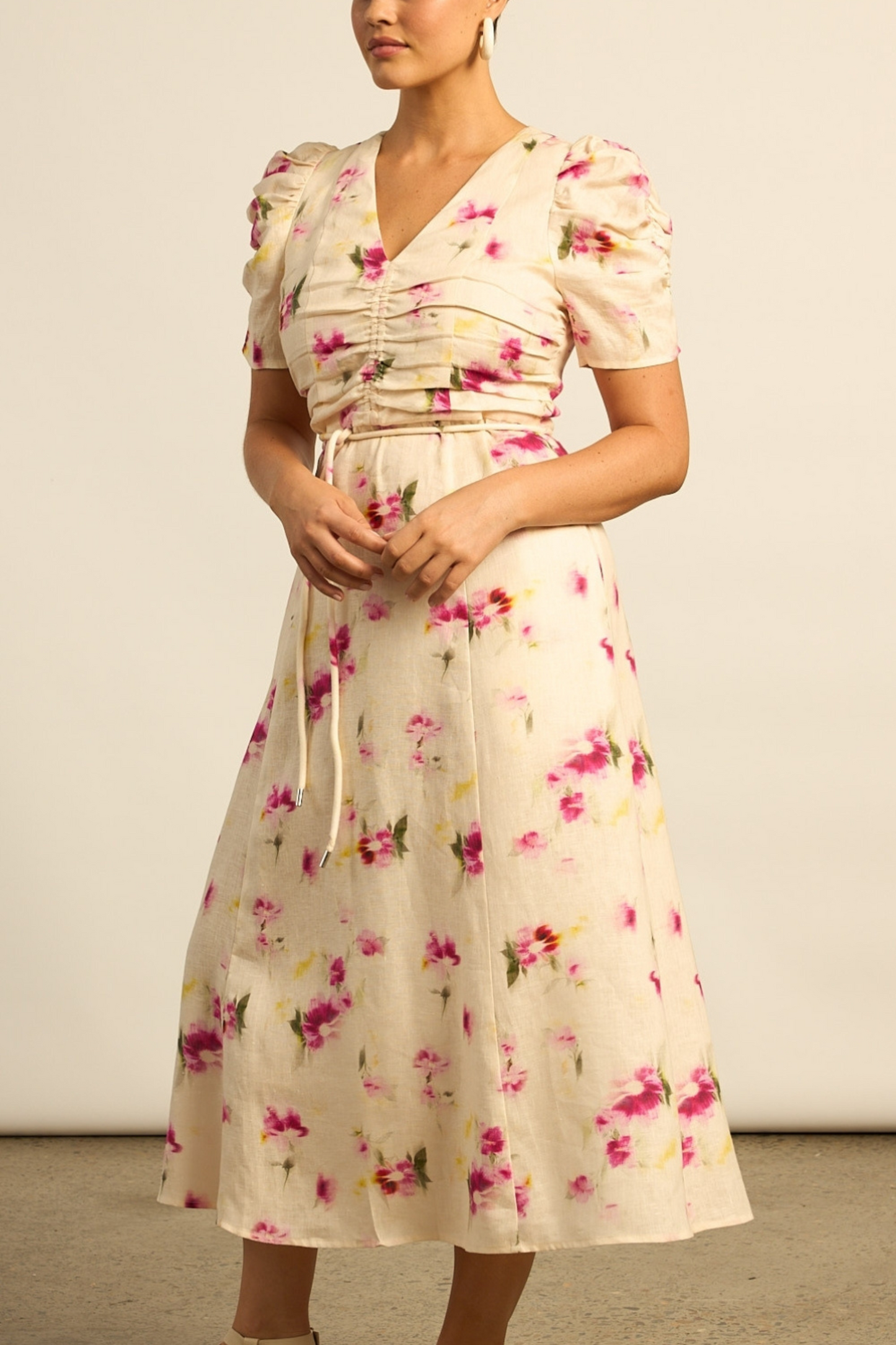 Glimmer Dress | Watercolour Bloom - PRE ORDER