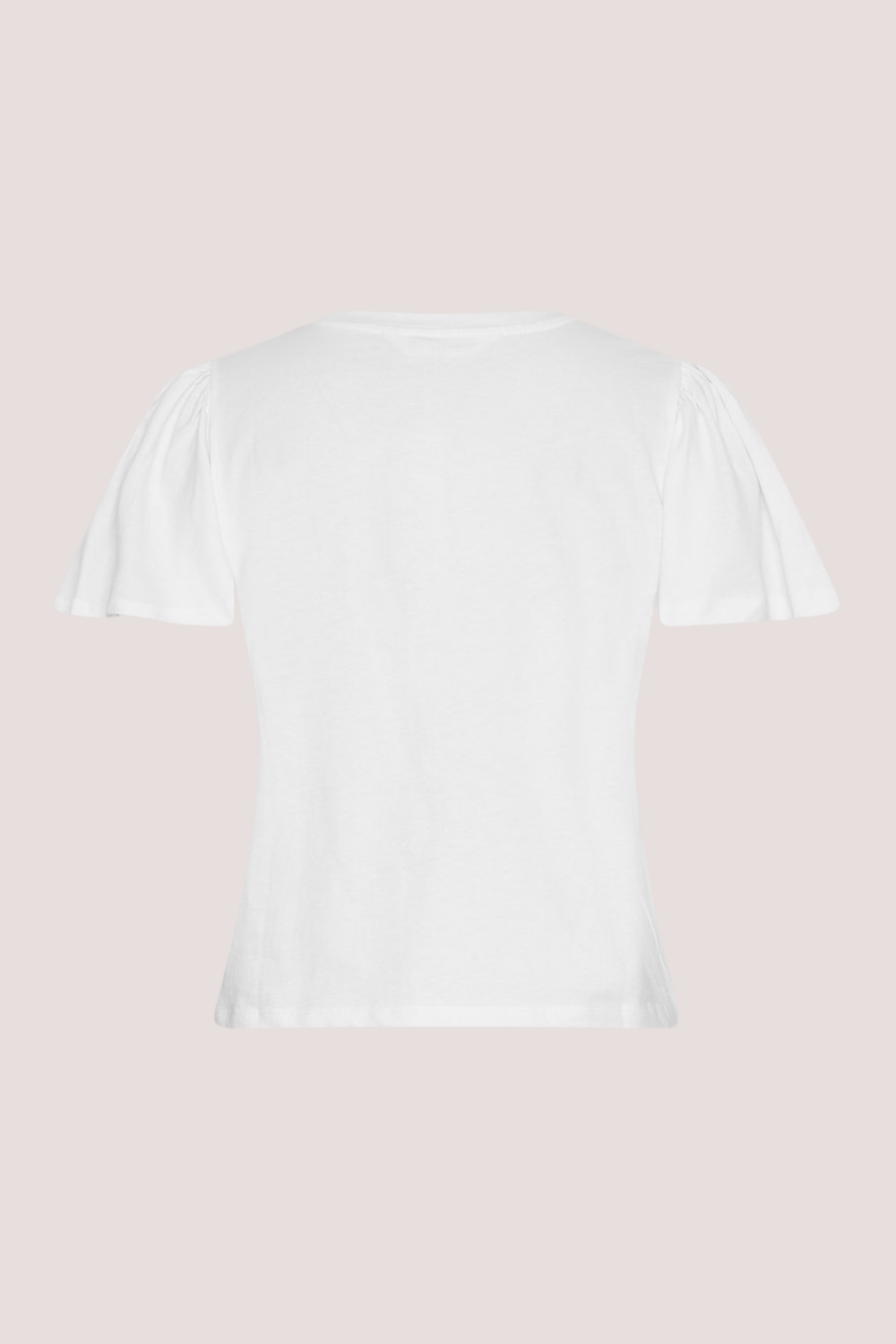 MSCH Beckie Organic Puff Tee | Bright White