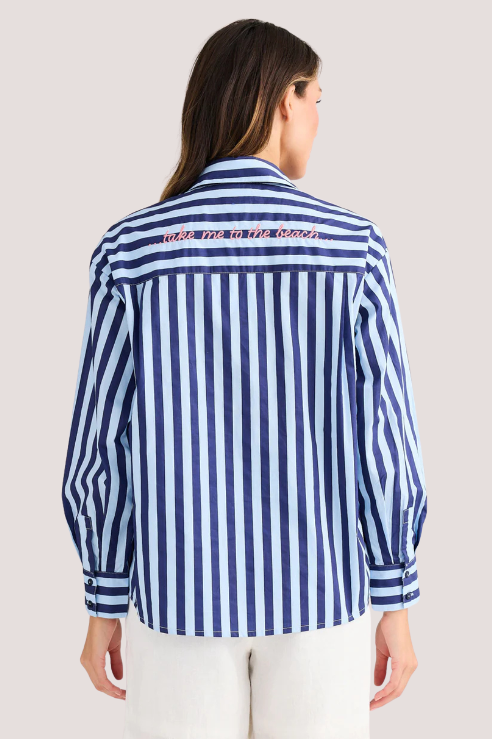 Adrift Shirt | Blue Stripe