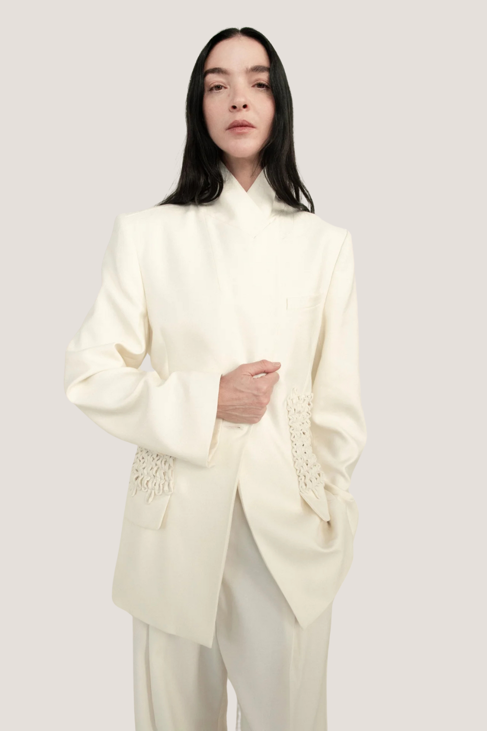 Cypress Blazer | Cream