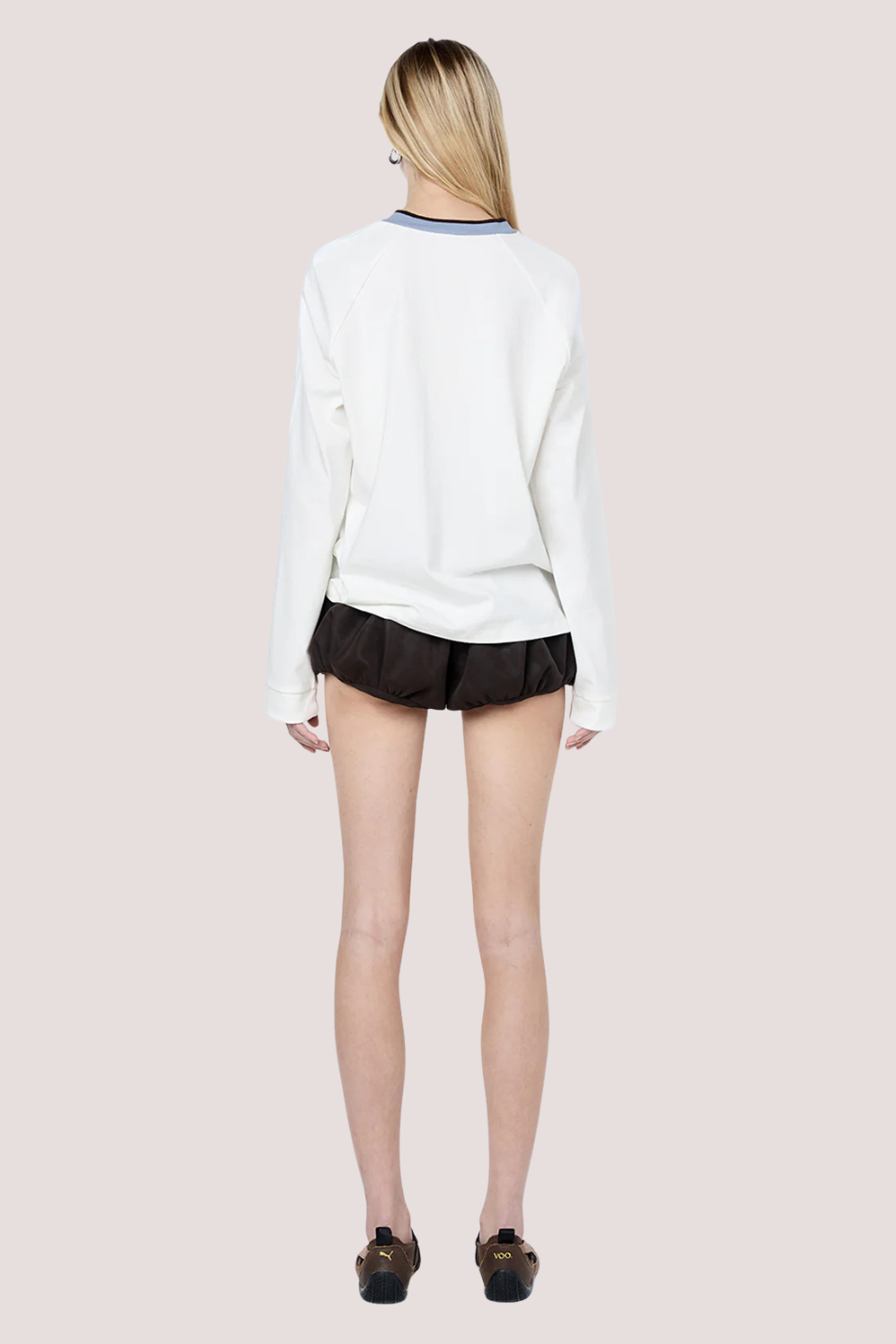 Varsity L/S Tee | Ivory