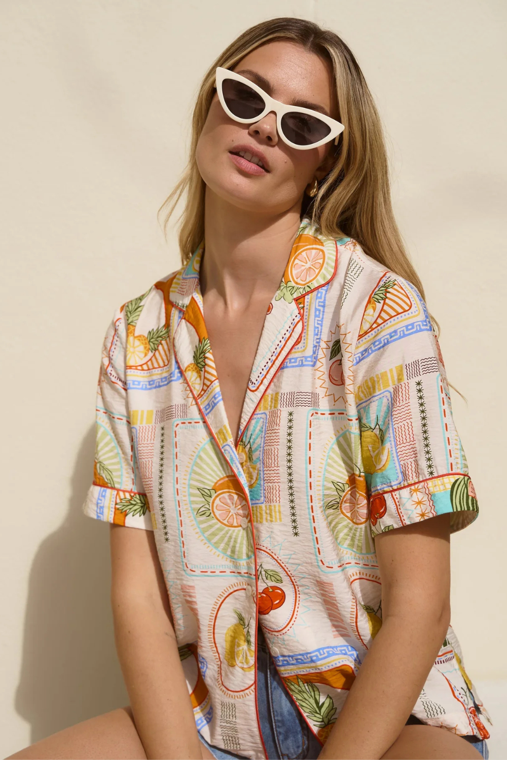 Destination Tropical Postcard SS Shirt
