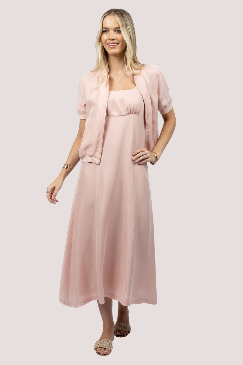 Tallullah Dress | Soft Pink