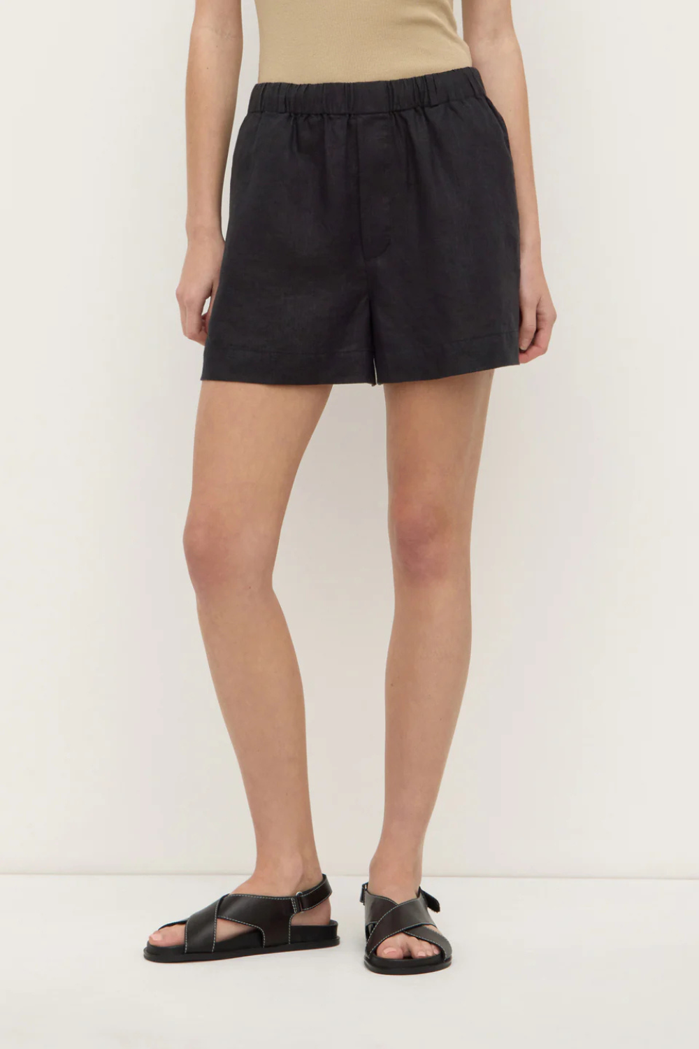 Everyday Linen Short | Black