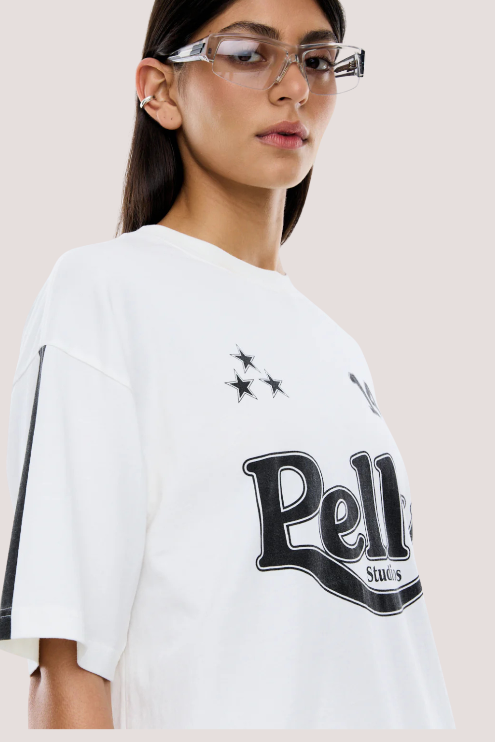Racing Pelly Swoop | Vintage White