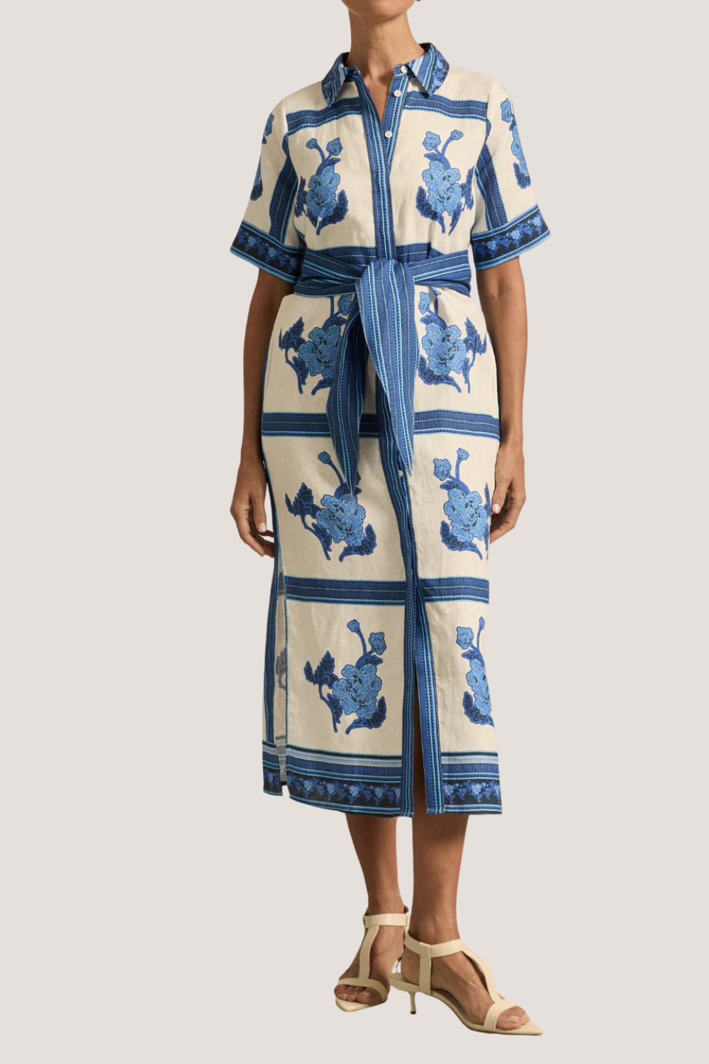Roam Dress | Azure Collage - PRE ORDER