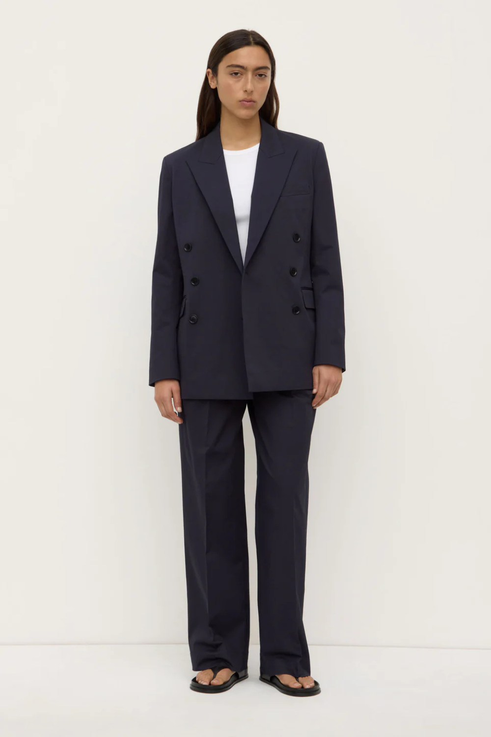 Ellen Double Breasted Blazer | True Navy