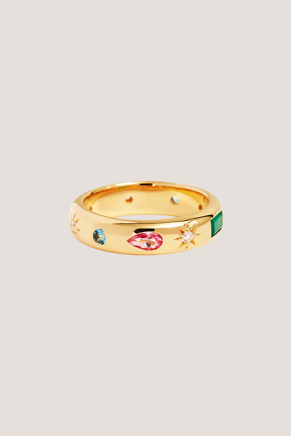 18k Gold Vermeil Connect to the Universe Ring