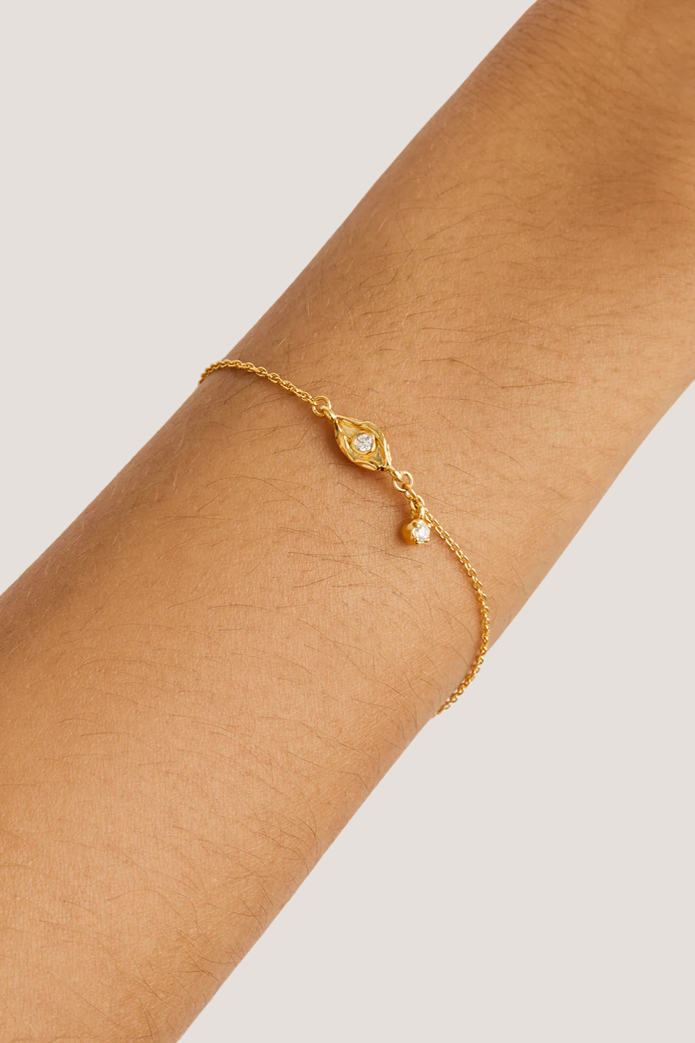 18k Gold Vermeil I am Protected Bracelet