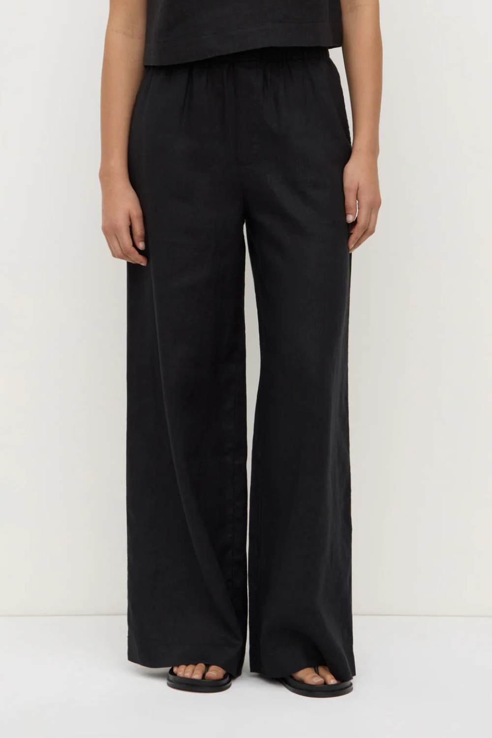 Everyday Linen Pant | Black