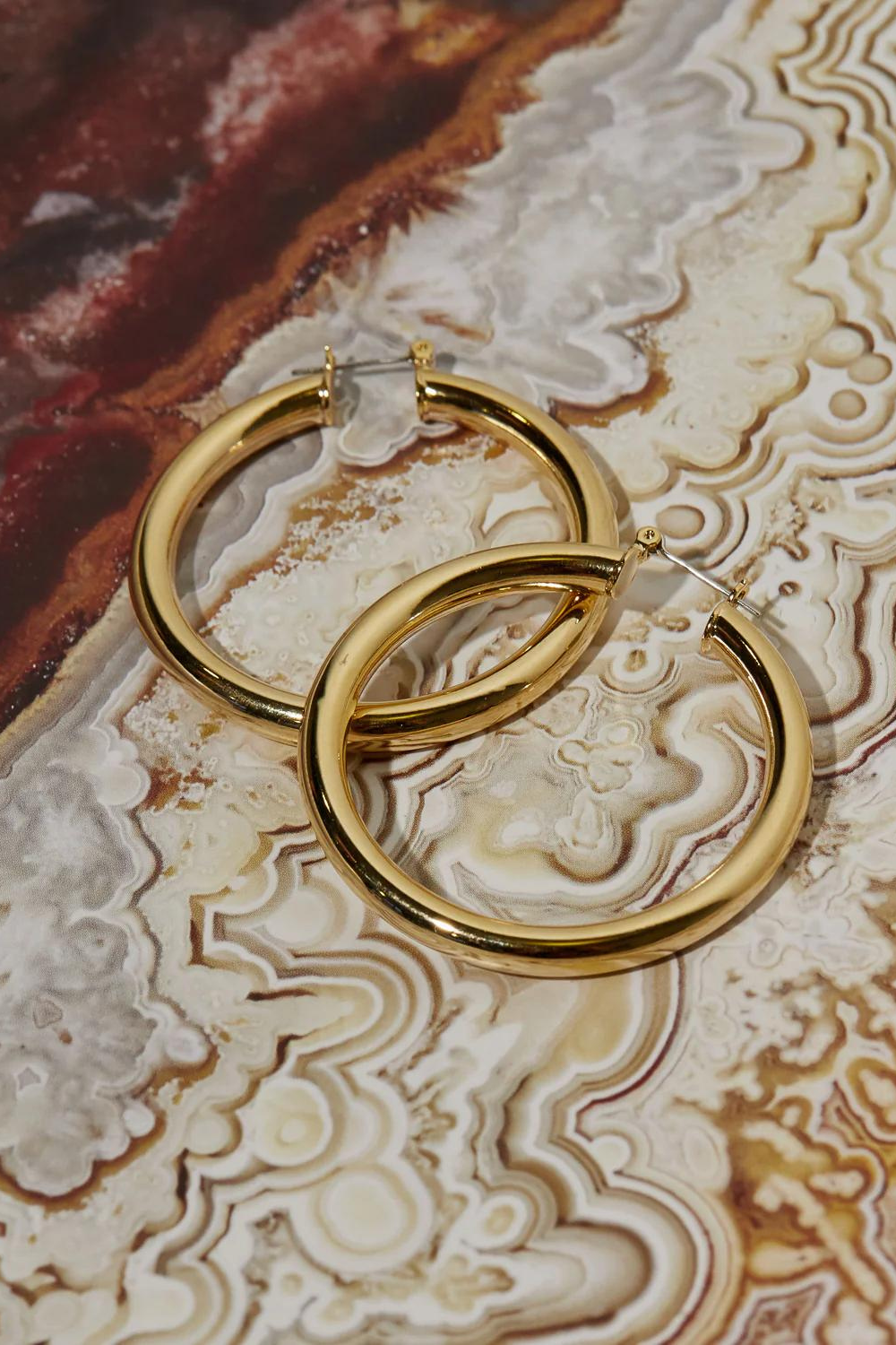 Amalfi Tube Hoops | Gold