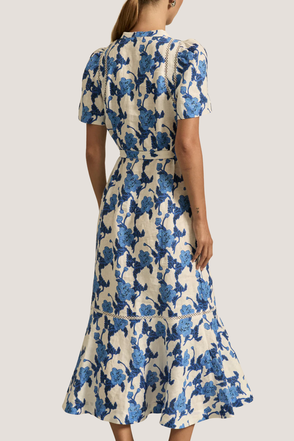 Cable Dress | Azure Bouquet - PRE ORDER