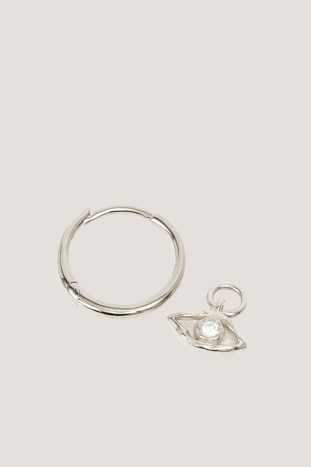 Sterling Silver I am Protected Hoops