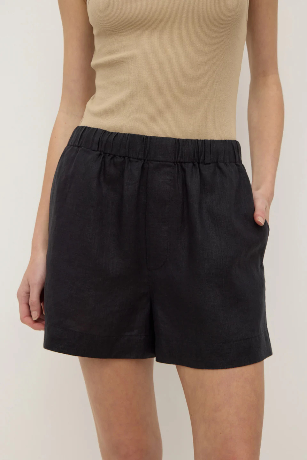Everyday Linen Short | Black