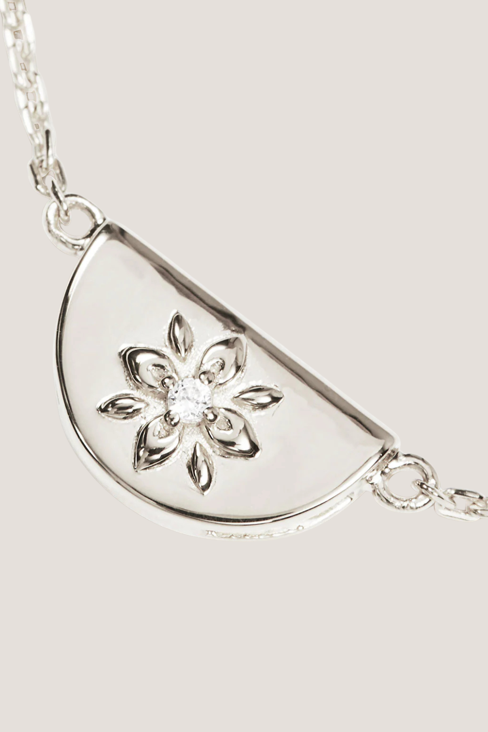 Sterling Silver Lotus Bracelet