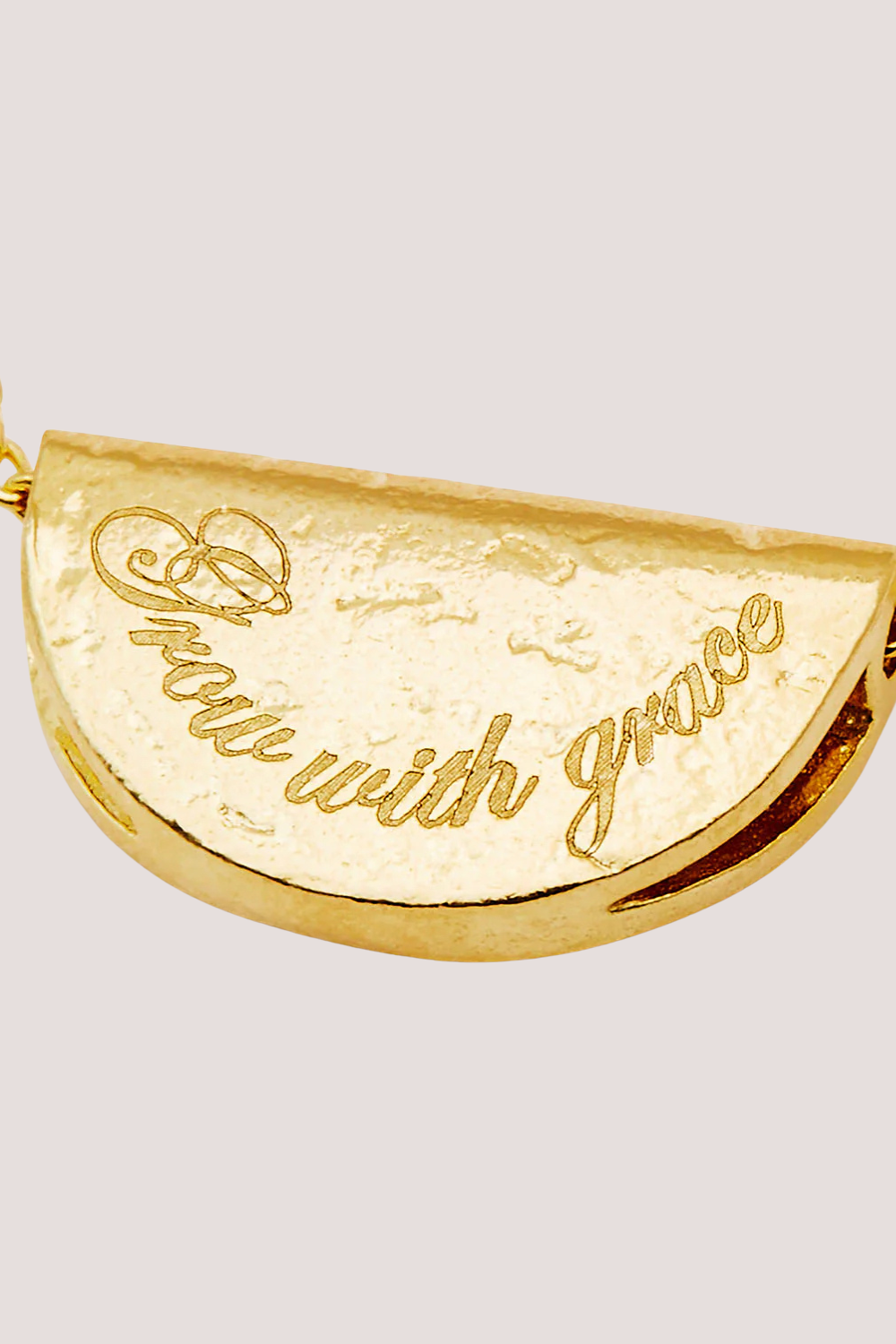 18k Gold Vermeil Lotus Birthstone Necklace - December - Blue Topaz