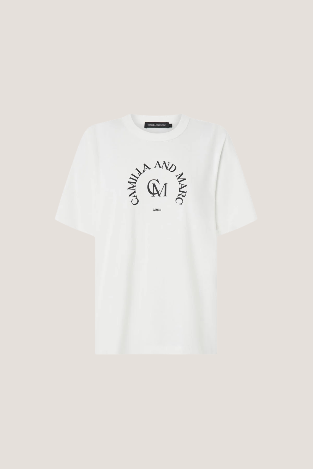 Karine Graphic Tee | Soft White