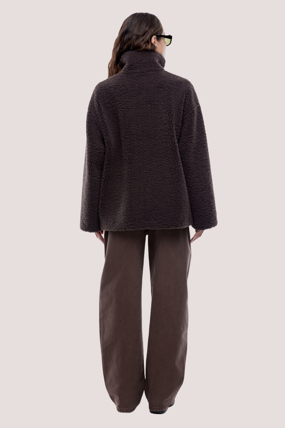 Jayla Teddy Jacket | Espresso