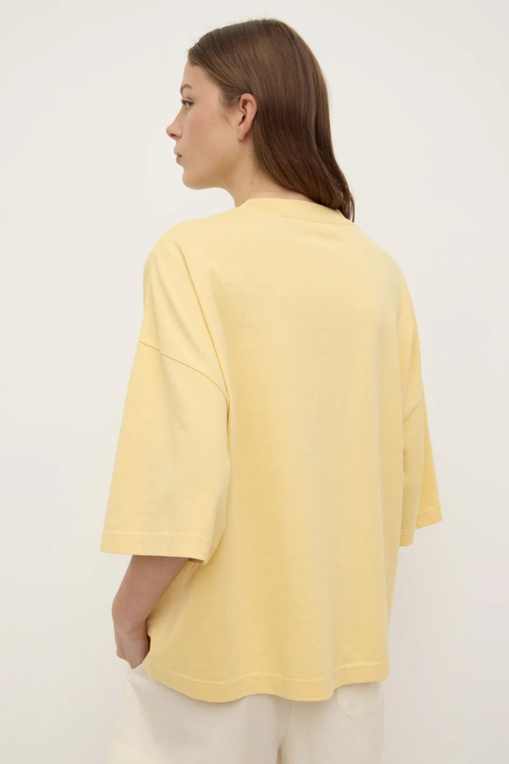 Max Cotton Oversized Tee | Sunshine