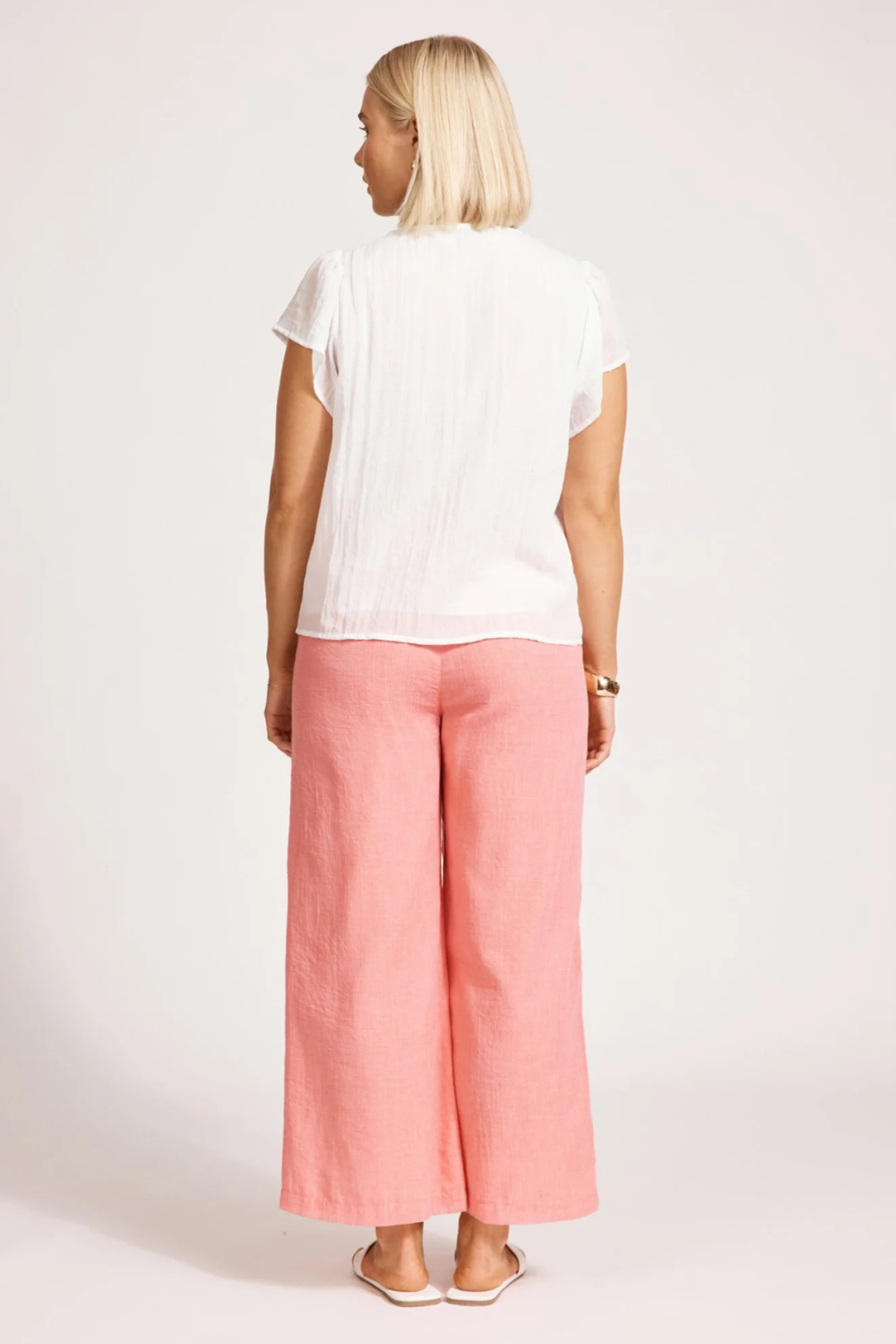 Orsula Button Top | White