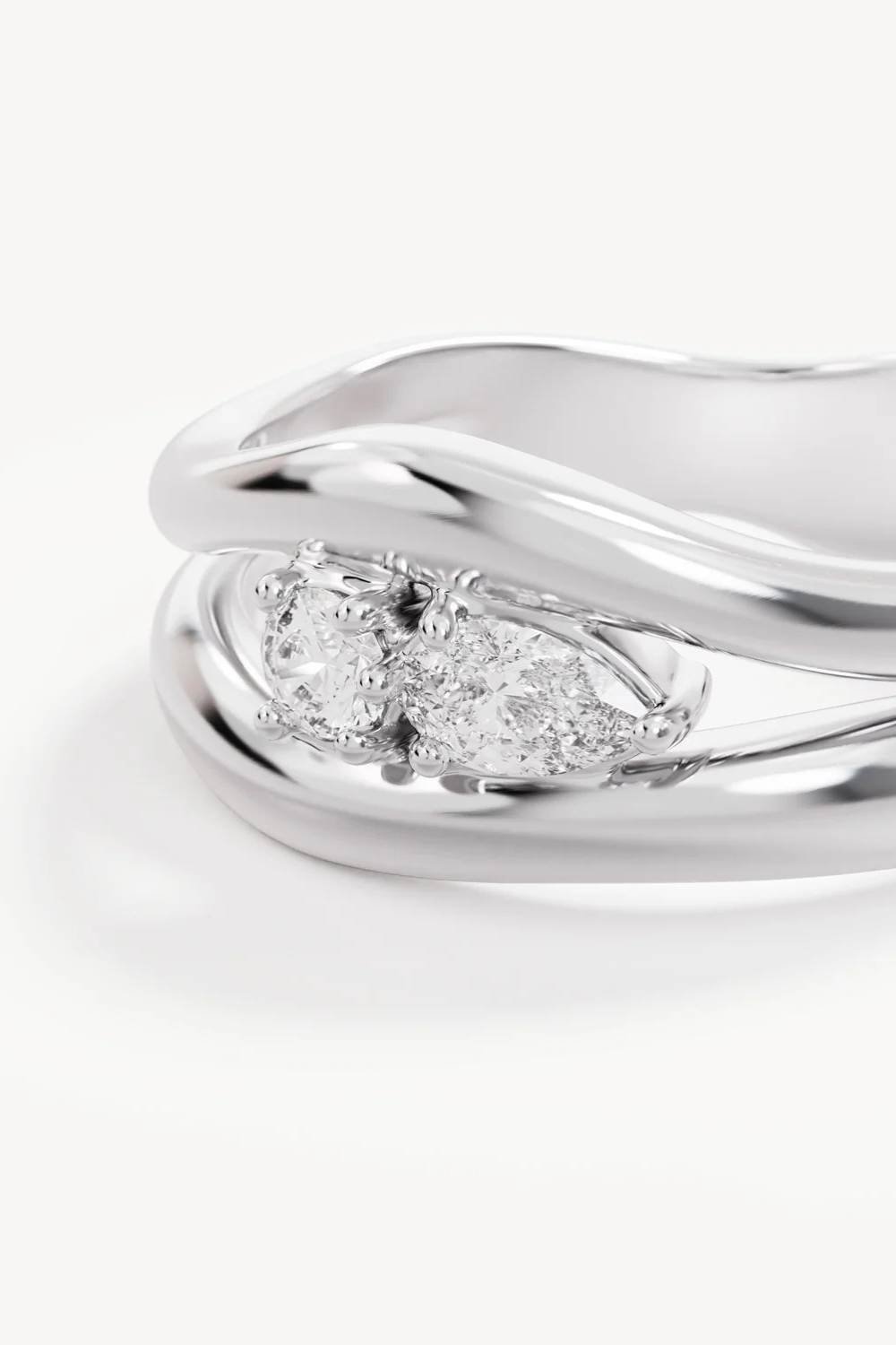 Sterling Silver Celestial Path Ring