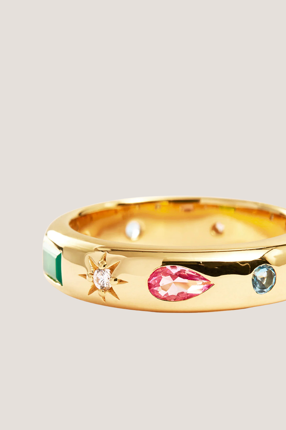 18k Gold Vermeil Connect to the Universe Ring