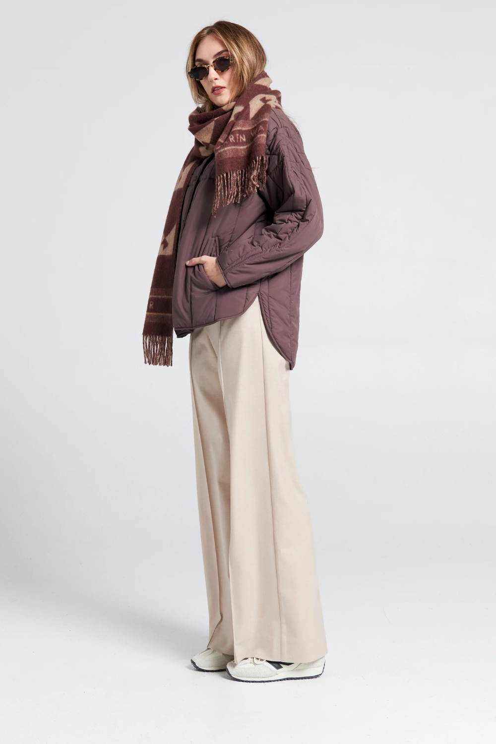 Quilted Voyager Jacket | Mahogany