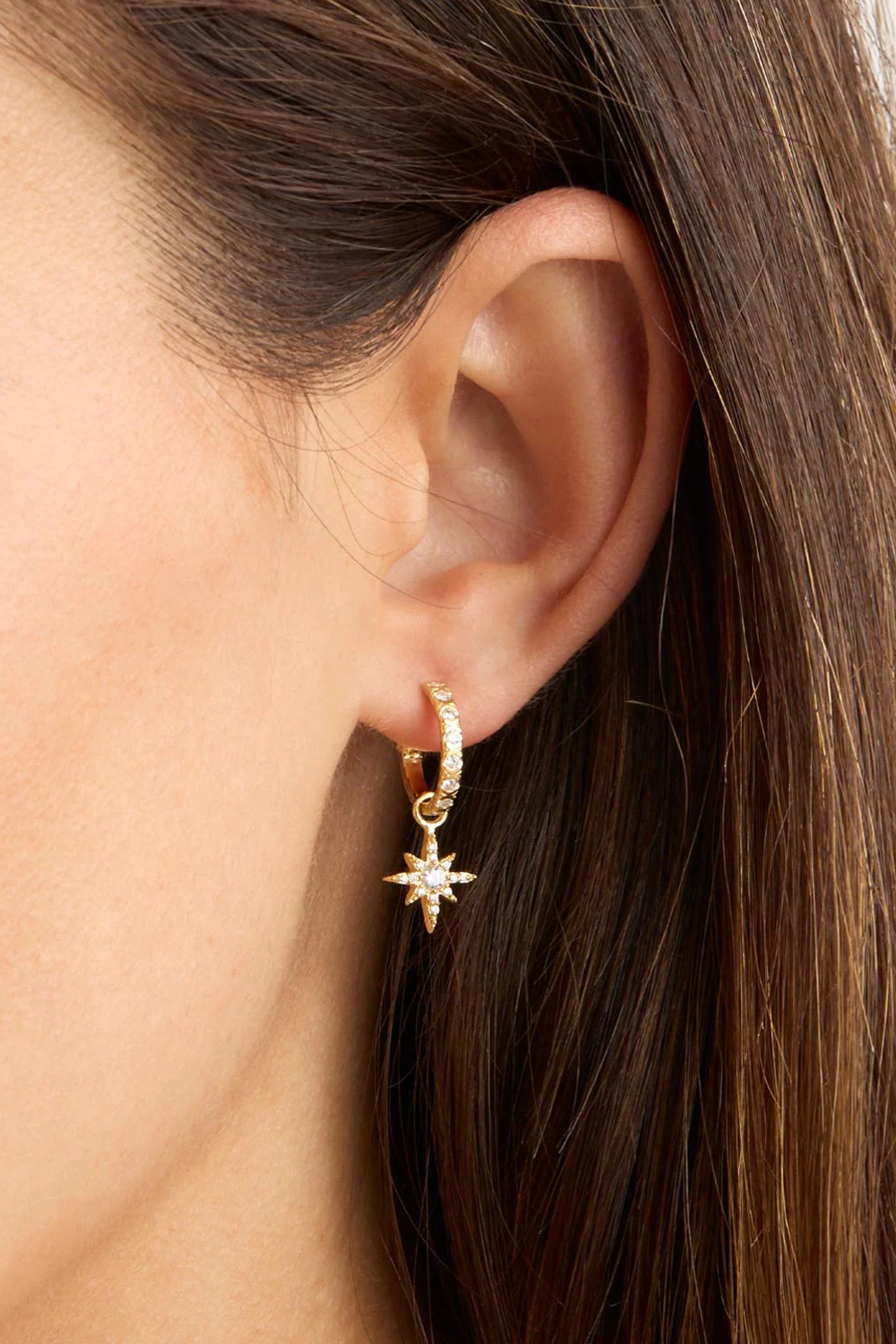 18k Gold Vermeil Dancing In Starlight Hoops
