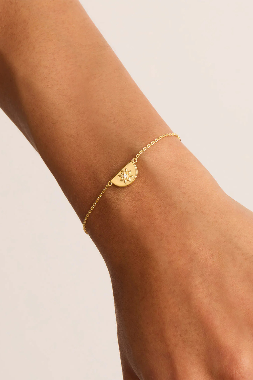 18k Gold Vermeil Lotus Bracelet