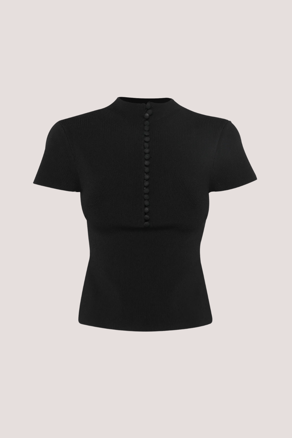 Mayfair Short Sleeve Top | Black