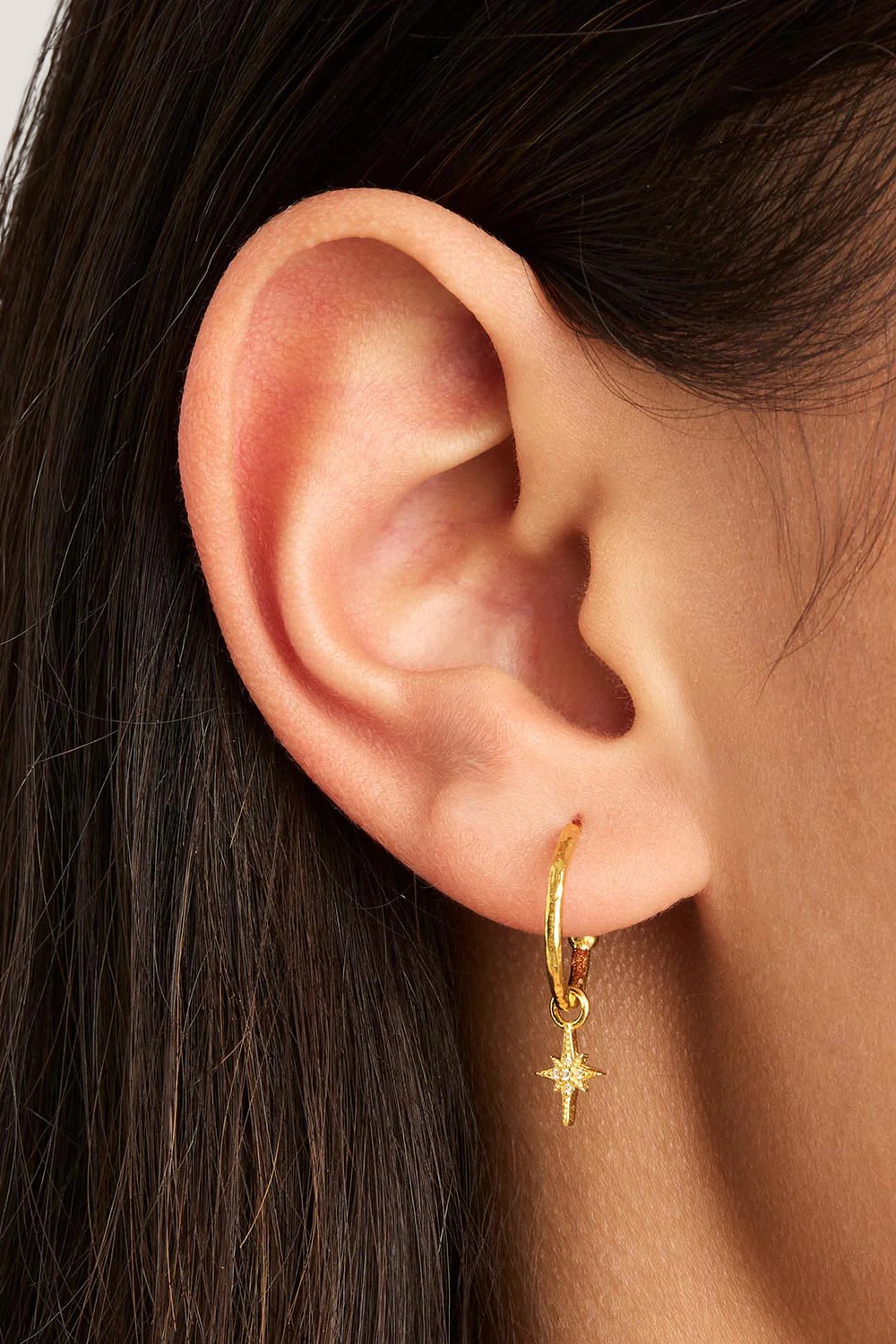 18k Gold Vermeil Starlight Hoops
