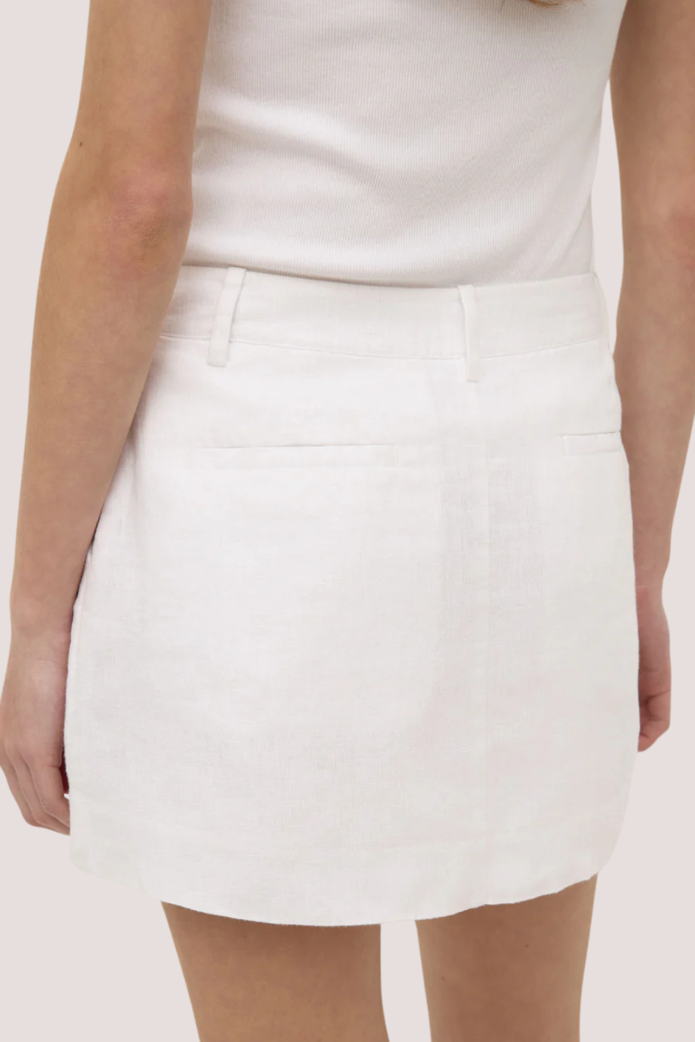 Amanda Mini Skirt | White
