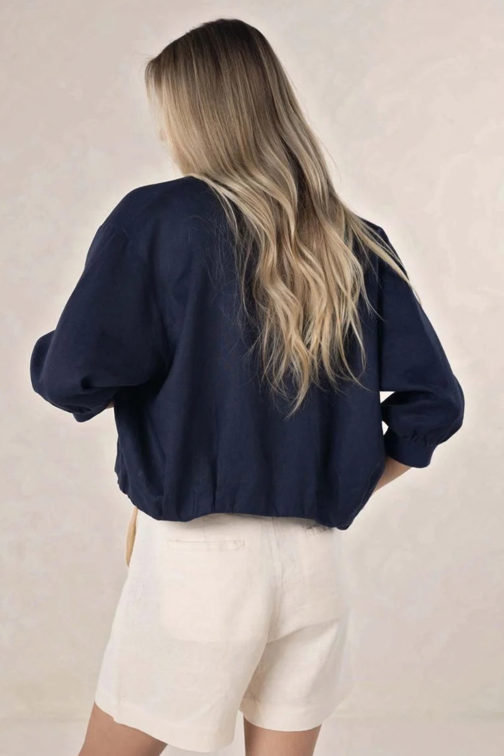 Arden Bomber Jacket | Navy
